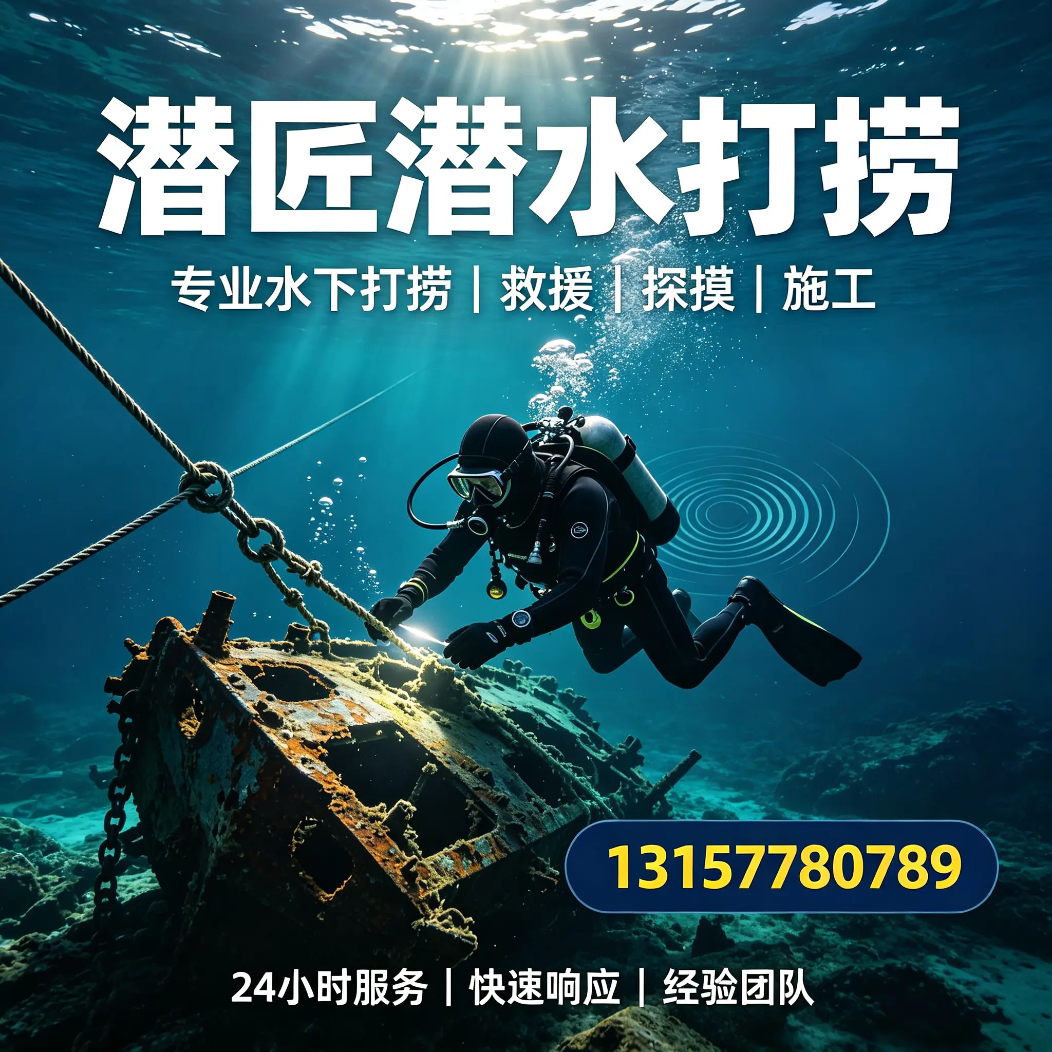 通渭水下打捞作业服务产品